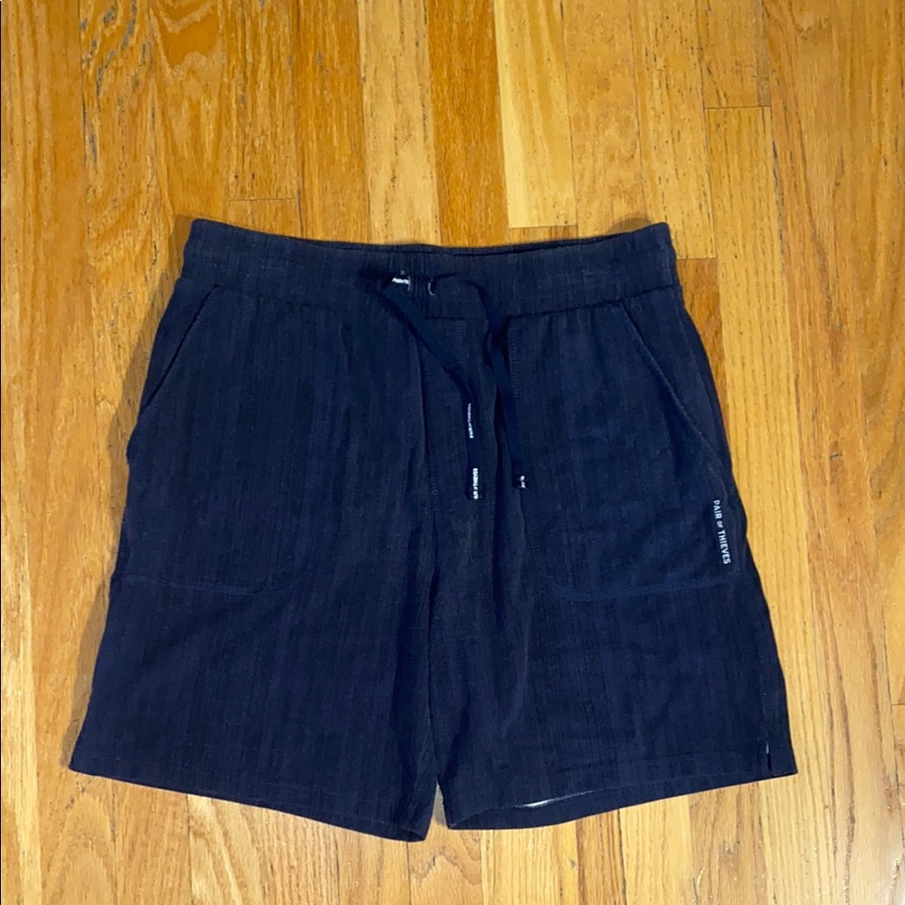 Men's Navy Drawstring Shorts